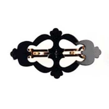 France Luxe - Victorian Barrette - Black