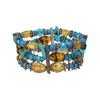 Evita Peroni - Harlett Bracelet - Turquoise (1)