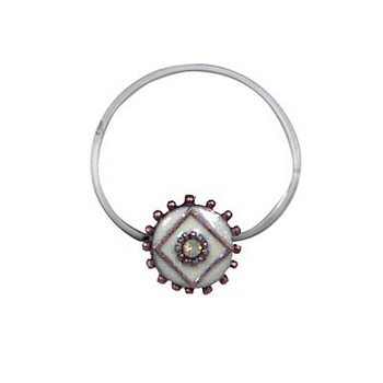 Evita Peroni - Fenja Toe Ring - White