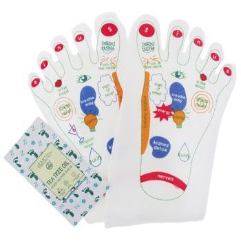 Earth Therapeutics - Reflexology Socks - One Pair + FREE GIFT