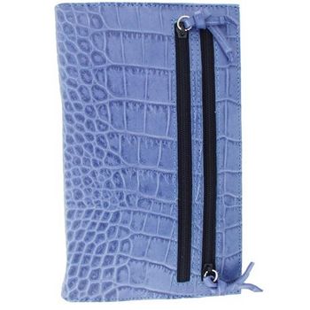 Alicia Klein - Tour One - Croco Print - Denim