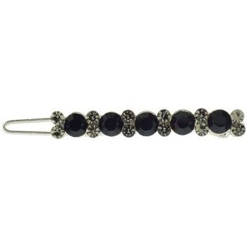 Karen Marie - Crystal Line Encrusted Clip - Light & Dark Smoke (1)