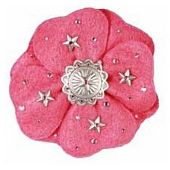 Tarina Tarantino - Dusty Rosaline - Dear Dogwood - Western Felt Flower Anywhere Clip - Dusty Rosaline