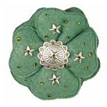 Tarina Tarantino - Dusty Rosaline - Dear Dogwood - Western Felt Flower Anywhere Clip - Lavender Sage