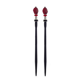 Mei Fa - Hairstyx - Abacus - Long Hairsticks - (Set of 2)