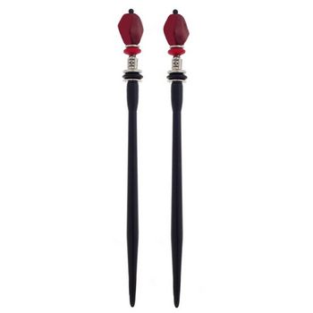 Mei Fa - Hairstyx - Abacus - Short Hairsticks - (Set of 2)