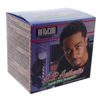African Pride - A.P. Authentic - Comb-Thru Texturizer Kit (1 Application)