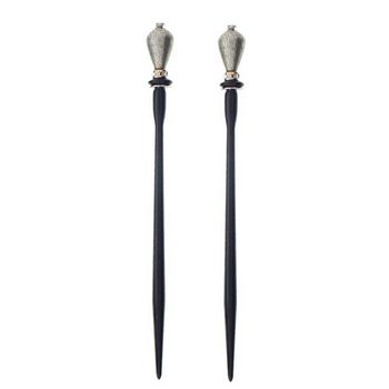 Mei Fa - Hairstyx - Ankara - Long Hairsticks - (Set of 2)
