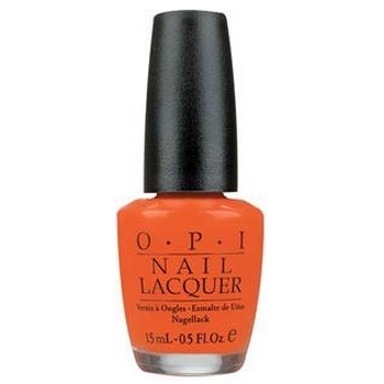 O.P.I. - Nail Lacquer - Atomic Orange - Brights Collection .5 fl oz (15ml)