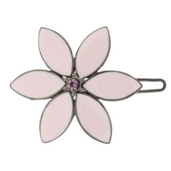 Fred & Lola - Enamel Floral Barrette (1) - Pink