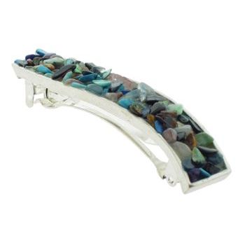 Fred & Lola - Semi Precious Chip Barrette (1) - Multi-Stone