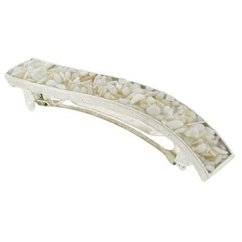 Fred & Lola - Semi Precious Chip Barrette - Mother of Pearl (1)