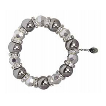 Tarina Tarantino - Magic Mirror - Ahmad - Swarovski Crystal Beaded Stretch Bracelet