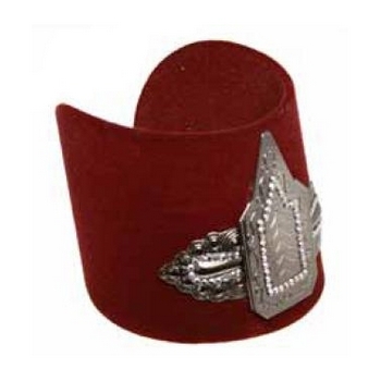 Tarina Tarantino - Magic Mirror - Imperial - Velvetkote Swarovski Crystalled Metalwork Open Cuff