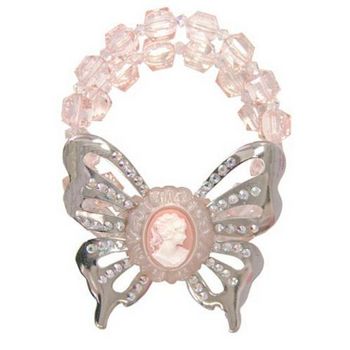 Tarina Tarantino - Bubble Pop Butterfly Stretch Bracelet - Crystal AB (1)