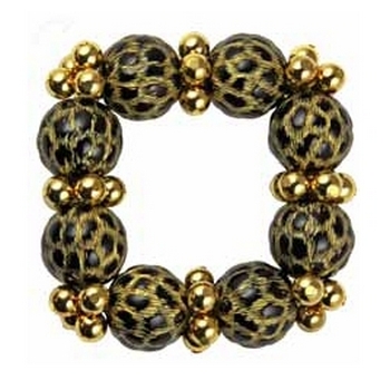 Tarina Tarantino - CocoBanana - Leopard Bead Stretch Bracelet