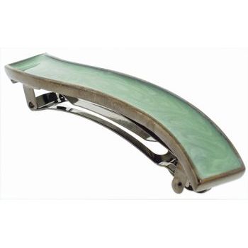 Fred & Lola - Enamel Wave Barrette (1) - Sage