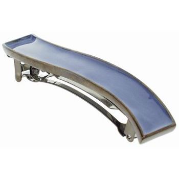 Fred & Lola - Enamel Wave Barrette (1) - Periwinkle