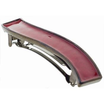 Fred & Lola - Enamel Wave Barrette (1) - Red