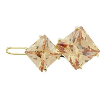 Karen Marie - Colossal Diamond Clip - Light Golden Topaz (1)