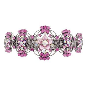 Karen Marie - Colossal Crystal Barrette - Pink (1)
