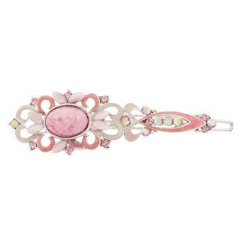 Medusa's Heirlooms - Antique Marble Barrette - Rose (1)