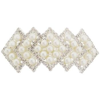 SOHO BEAT - Crystal Avenue - Pearl & Crystal Diamond Barrette