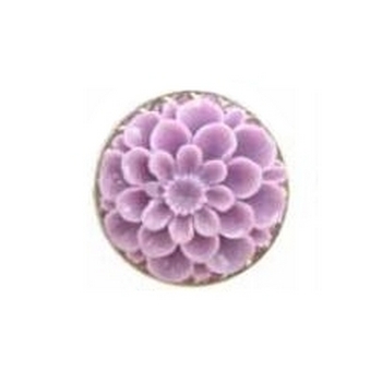 Tarina Tarantino - Fiore - Bacio - Swarovski Crystal Chrysanthemum Flower Ring - Lilac Crush