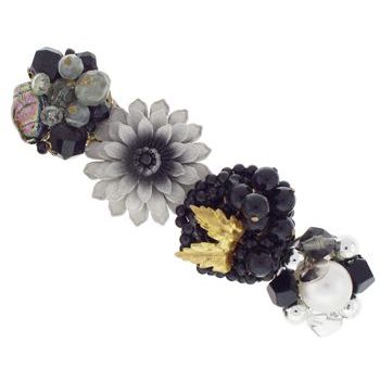 Lenora Dame - Vintage Barrette - Vintage Black - Design #2