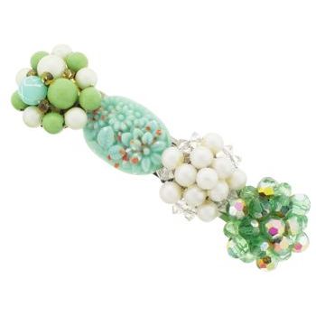 Lenora Dame - Vintage Barrette - Chic Seafoam - Design #1