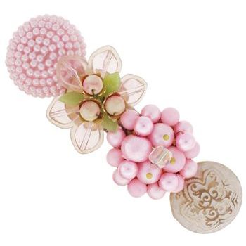 Lenora Dame - Vintage Barrette - Timeless Pink - Design #2