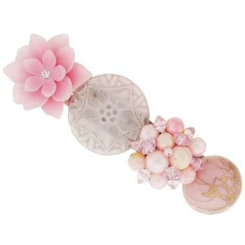 Lenora Dame - Vintage Barrette - Timeless Pink - Design #4