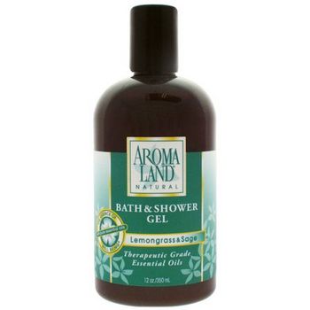 AROMALAND - Bath & Shower Gel - LemonGrass & Sage 12 oz (350ml)