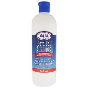 Beta Dermaceuticals - Beta Sal Shampoo - Medicated Shampoo for Dandruff, Psoriasis, & Seborrheic Dermatitis 16 fl oz