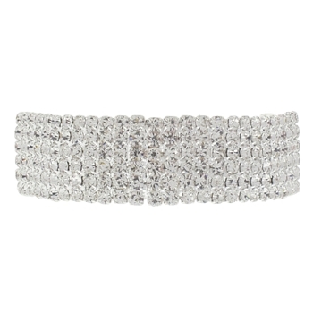 Karen Marie - Bridal Collection - Crystal Rec Pony Barrette (1)