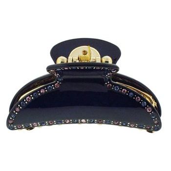 Medusa's Heirlooms - Crystal & Stud Outline Claw - Blue (1)