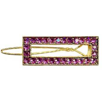 Rhinestone inchArt Decoinch Hair Buckles - Rose