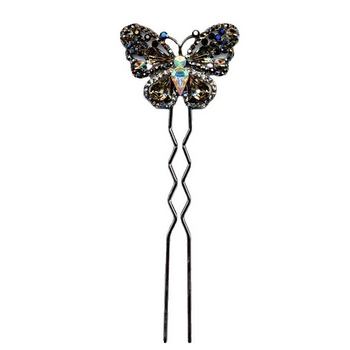 Austrian Crystal Butterfly - Black