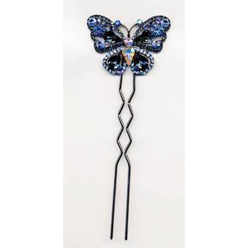 Austrian Crystal Butterfly - Blue