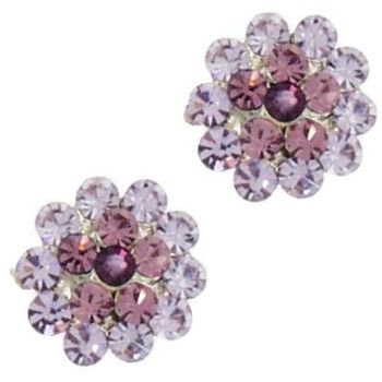 Karen Marie - Crystal Cluster Coils - Amethyst (set of 2)