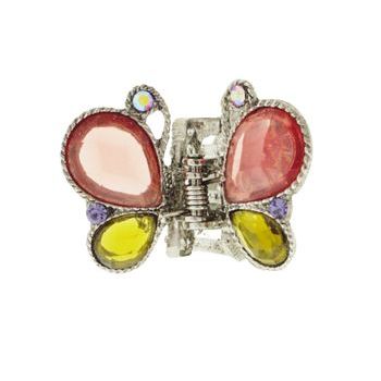 Karen Marie - Mini Butterfly Jaw Clip - Orange/Citrine (1)