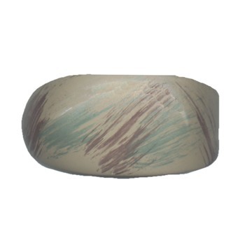 Camila - Oval Barrette - Taupe with Pastel