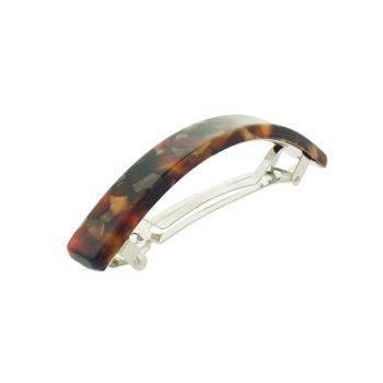 Camila - Large Volume Barrette - Brown Mosaic