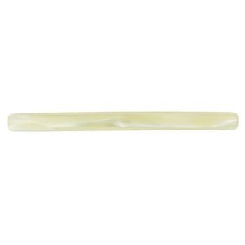 Camila - Long & Skinny Barrette - Ivory Marble
