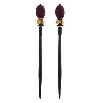 Mei Fa - Hairstyx - Chatham - Short Hairsticks - (Set of 2)