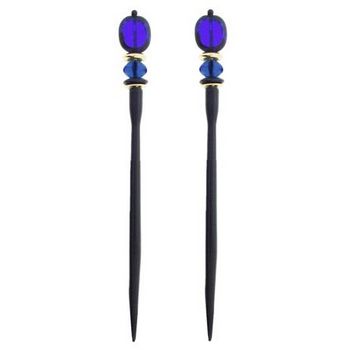 Mei Fa - Hairstyx - Clarity - Short Hairsticks - (Set of 2)