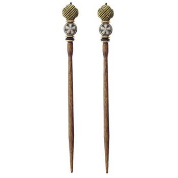 Mei Fa - Hairstyx - Colby - Long Brown Hairsticks - (Set of 2)