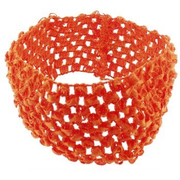 HB HairJewels - Lucy Collection - OpenWeave Headband - Orange (1)