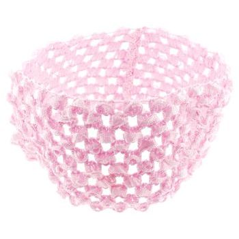 HB HairJewels - Lucy Collection - OpenWeave Headband - Pink (1)
