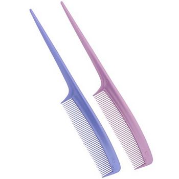 Conair Accessories - Pro Styling Comb - A Pair of Tail Combs - Rose & Purple